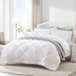 Sleep Zone King Size Comforter Only, Diamond Quilting White. Fixed Price $40.17.