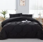 Downcool King Comforter Set - Black Size, 3 Pieces Bedding New. Fixed Price $59.00.