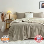 Cottebed Fluffy Warm Sherpa Twin Size Comforter Reversible Ultra-soft Thick Plus. Fixed Price $59.67.