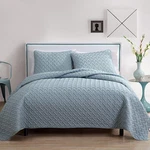 Vcny Home Nina Blue Embossed Full / Queen Quilt. Fixed Price $28.00.