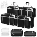 Dimj Large Comforter Bag With Handls, 100L Washable Blanket Storage,. Fixed Price $62.39.