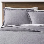 King Cotton Linen Chambray Duvet Cover & Sham Set Navy - Threshold. Fixed Price $30.59.