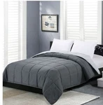 Homelike Moment Twin Comforter Grey Down Alternative Reversible. Fixed Price $21.99.