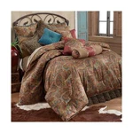 Paseo Road By Hiend Accents San Angelo 4 Piece Comforter Set, Full, Paisley.... Fixed Price $467.19.