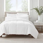 Serta Simply Clean Ultra Soft Hypoallergenic Solid 3 Piece Comforter Set, King. Fixed Price $29.95.