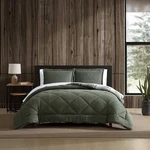 Eddie Bauer - Twin Comforter Set, Reversible Microsuede Bedding With Matching. Fixed Price $100.18.