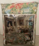Vintage Croscill King Comforter Fresh Meadows Tulips 101 X 94 Made Usa New. Fixed Price $65.00.