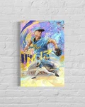 Jacob Misiorowski Sports Wall Art Canvas Milwaukee Brewers Pitcher. Fixed Price $65.00.
