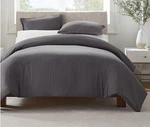 Serta Simply Clean Antimicrobial Charcoal Grey Full Queen 3 Piece Duvet Set. Fixed Price $11.95.