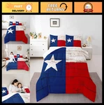 Western Texas Star Bedding Set American Flag Comforter King. Fixed Price $104.99.