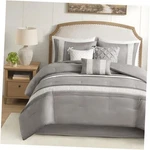 Madison Park Juego De Edred King, Granja California Gris. Fixed Price $140.05.