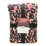 Diane Von Furstenberg Leopard/geranium Leaf Reversible Full/queen Comforter Set. Fixed Price $79.99.