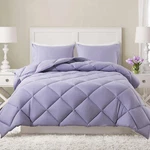Lightweight Queen Comforter Set With 2 Pillow Sham - 3 Pieces Quilted Down. Fixed Price $41.02.