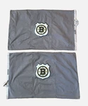 Pottery Barn Pb Teen Nhl Boston Bruins Pillow Covers Cases Shams Set Of 2 Euc. Fixed Price $29.99.