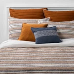 King 8PC Clarksburg Comforter Set Natural - Threshold. Fixed Price $39.99.