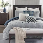 Signature Madison Park Luxury 9-PIECE Comforter Set King Size, Oeko-tek. Fixed Price $270.00.