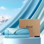 Nib Rest Evercool Cooling All Season Lightweight Arctic Blue King Comforter. Fixed Price $119.99.