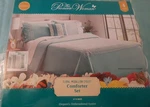 Pioneer Woman Teal Cotton Emb Eyelet 4 Pc. Full/queen Comforter Set 92 X 96 Nib. Fixed Price $54.99.