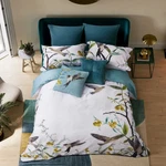Nwt Ted Baker London Kingfish Bird Botanical Comforter 3 Pc Set Queen. Fixed Price $149.99.
