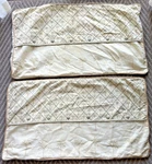 Waverly Two (2) Pillow Shams Tahiti Palm Tree King 38 X 21. Fixed Price $20.00.