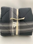 Pottery Barn Teen Xander Plaid Cotton Comforter Black Twin #U1051. Fixed Price $119.27.