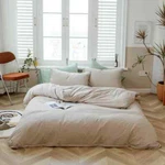 Duvet Cover 3 Pcs 100% Cotton Ultra Soft Bedding Sets Queen King Size. Fixed Price $123.99.