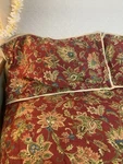 Ralph Lauren Chaps Comforter Set Annabelle Jacobean Floral King Red Green. Fixed Price $145.00.