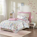 Intelligent Design Cynthia Comforter Girls Microfiber Animal Butterfly Pr.... Fixed Price $64.54.
