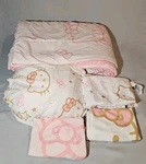 Hello Kitty By Sanrio Twin Size Comforter & Sheet Set- Pink/white/gold 2024. Fixed Price $34.99.