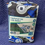 Your Zone Full Bedding Set Glows Dark Video Game Theme 7 Pieces. Fixed Price $34.79.