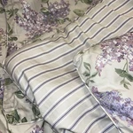Vtg Ralph Lauren Queen Quilt & 2-PILLOW Shams Cape Elizabeth Lilac Purple Floral. Fixed Price $133.33.