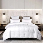 Hotel Grand 500 Thread Count White Down Comforter Size Twin New. Fixed Price $85.00.