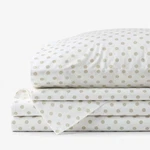 The Company Store Isadora Classic Cool Cotton Percale Sheet Set Bedding New. Fixed Price $17.80.