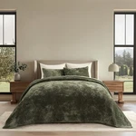 Evergrace Velvet Quilt Set King Size, Luxurious Soft Striped Channel Bedding. Fixed Price $164.60.