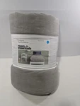 Room Essentials Twin/xl Plaid Corduroy Plush Comforter Gray Lightweight. Fixed Price $10.24.