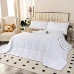 Oversized King Plus Comforter, 128X120 Extra Large Quilts 3 Pieces, Li. Fixed Price $95.95.