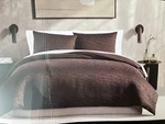Vera Wang Illusion Lines 3 Piece Queen Comforter/shams Set Brown Brand New!!. Fixed Price $134.99.