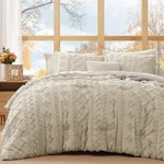 Wrensonge Size Comforter Set With Sheets 7PCS-KING(102"*90"), Beige. Fixed Price $110.16.