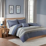 Intelligent Design Striped Comforter Set Twin Xl Full Queen With Bed Sheets. Fixed Price $90.99.
