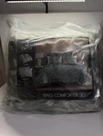 Wallis 3 Piece King Comforter Set. Fixed Price $70.00.