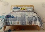 Pillowfort Road Map Comforter/sham Set Boys Trucks - 3PC Full Queen. Fixed Price $64.00.