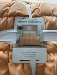 Makers Collective Square Puff Peach Comforter Set Twin/twin Xl. Fixed Price $34.25.