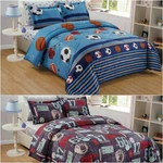 Baseball Basketball Football Kids Sports Mini Bed Bag Comforter Set. Fixed Price $49.99.
