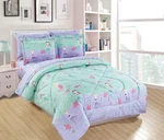 Fancy Linen Comforter Set Mermaid Under The Sea Lavender Aqua Pink New # Merm.... Fixed Price $35.76.