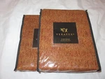 2 Veratex Barclay Copper Rust Chenille Euro Shams New. Fixed Price $59.95.