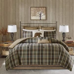 Rustic Lodge Cabin Comforter Set - All Season Down Alternative Warm Bedding Laye. Fixed Price $201.99.