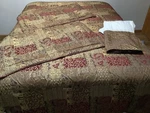 Croscill Red Galleria Tuscan King 4 Pc Comforter Set. Fixed Price $189.00.