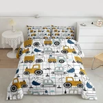 Feelyou Construction Comforter Set Full Size Kids Excavator Tractor Toddler. Fixed Price $32.17.