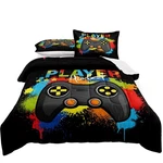 Lris Bedding Gaming Comforter Set Full Size Boys Kids Game Room Decor Vid.... Fixed Price $46.24.