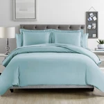 Kinglinen Silky Soft 100% Bamboo Blue Duvet Cover Set Comforter Smooth. Fixed Price $49.99.